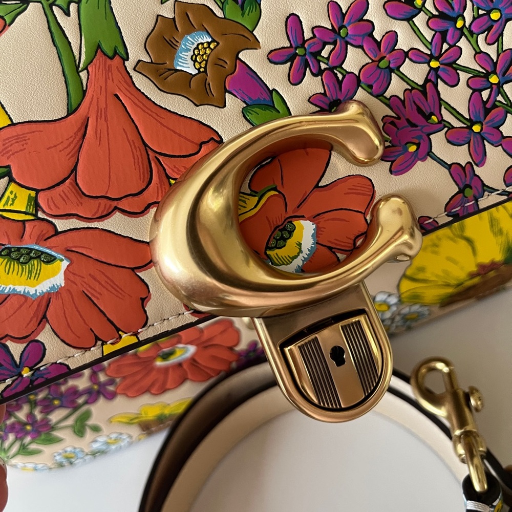 Coach Studio Crossbody Bag With Floral Blossom Print CJ358 - Picture 3 of 14